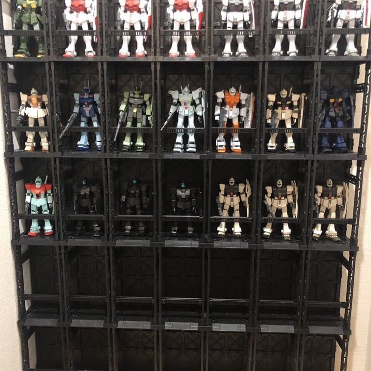 Bandai Model Gundam Rg - متوفر: حامل عرض ورف تخزين وقاعدة