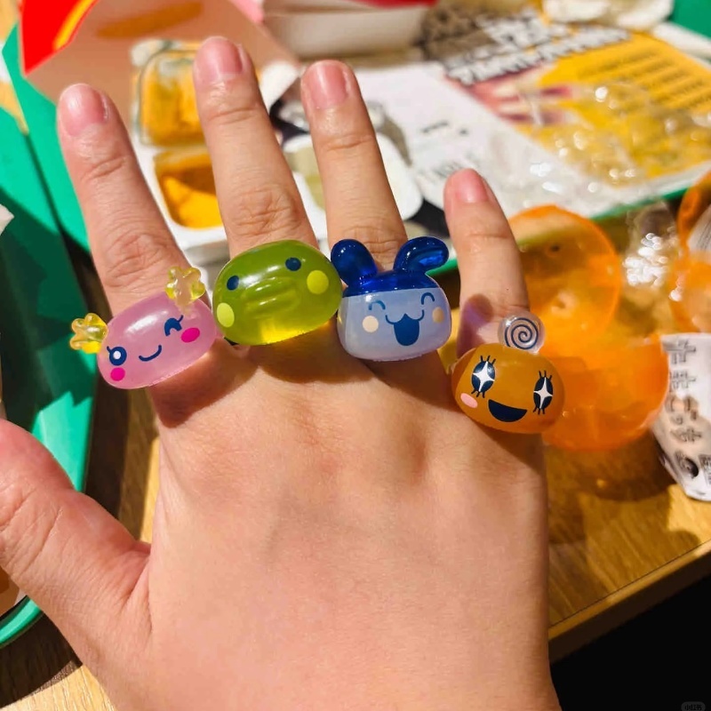 Bandai Model Tamagotchi - بانداي تماغوتشي حلقة شفافة لطيفة ماميتشي