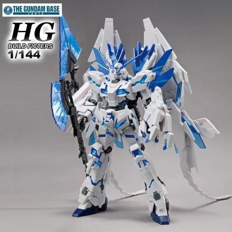 Bandai Model Gundam Hg - نموذج HG يونيكورن غاندام بيرفكتابلية جانبا،