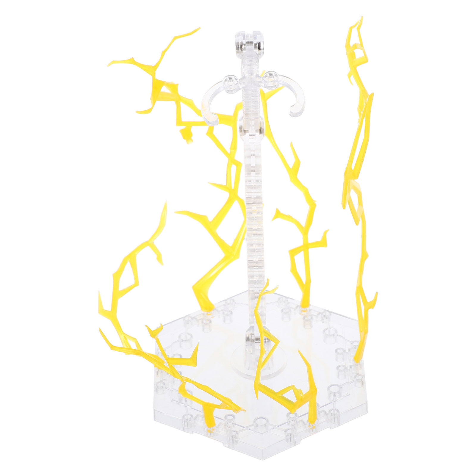 Action Figure Stand - قاعدة دعم قابلة للتعديل وشفافة لتماثيل