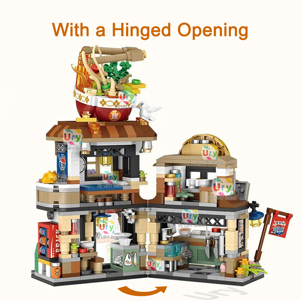 مجموعة مكعبات بناء معمارية MOC - مراجعة Lego Set City وسعره