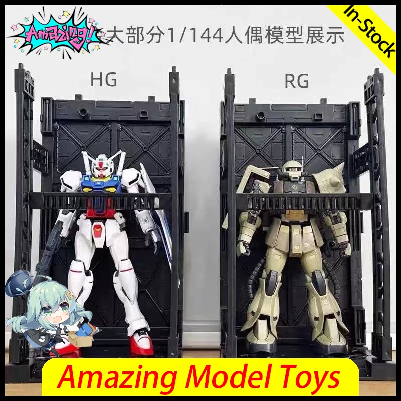 متوفر: حامل عرض ورف تخزين وقاع - مراجعة Bandai Model Gundam Rg وسعره