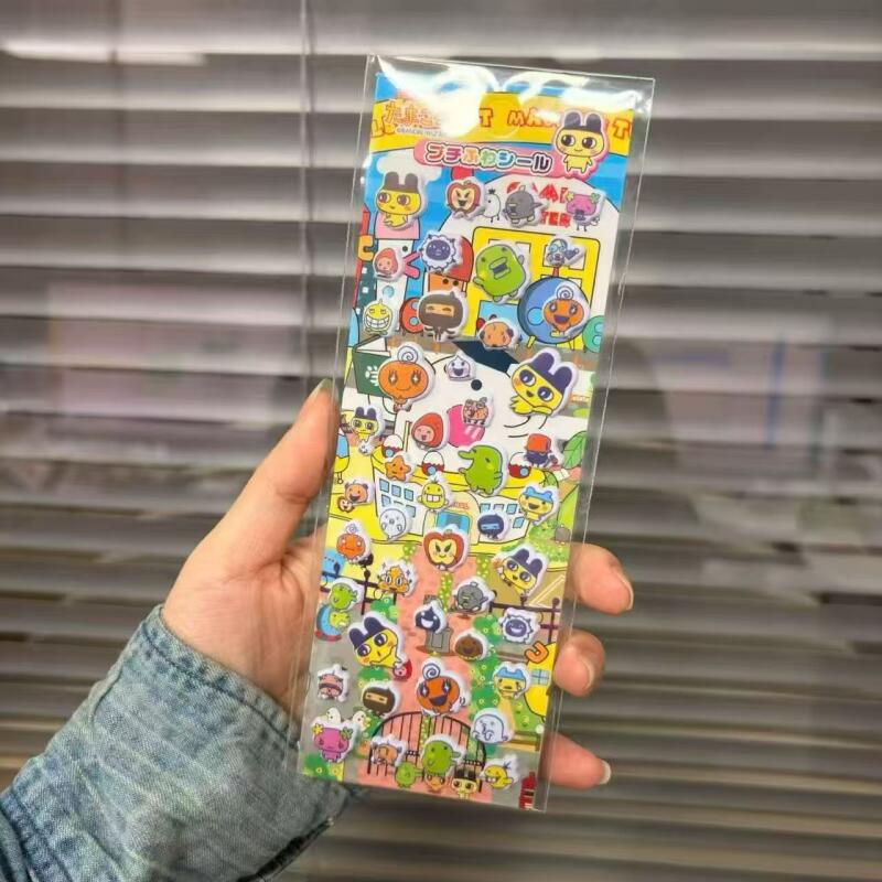 6 قطع ملصقات كرتونية على شكل ت - مراجعة Bandai Model Tamagotchi وسعره