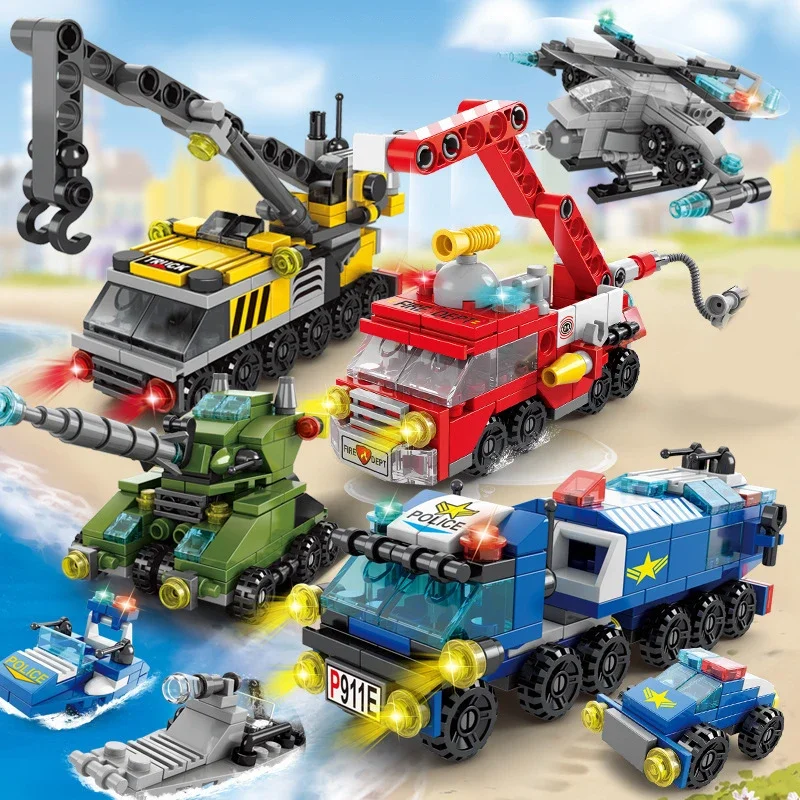 مكعبات بناء سيارة إطفاء المدين - مراجعة Lego Set City وسعره